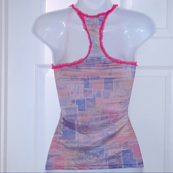 Vintage Robert Cavalli Passport to the World Cami - Picture 6 of 9